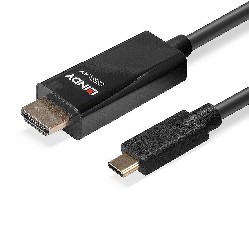 Lindy 43315 Adaptador De Cable De Vídeo 5 M Usb Tipo C Hdmi Tipo A [Estándar] Negro