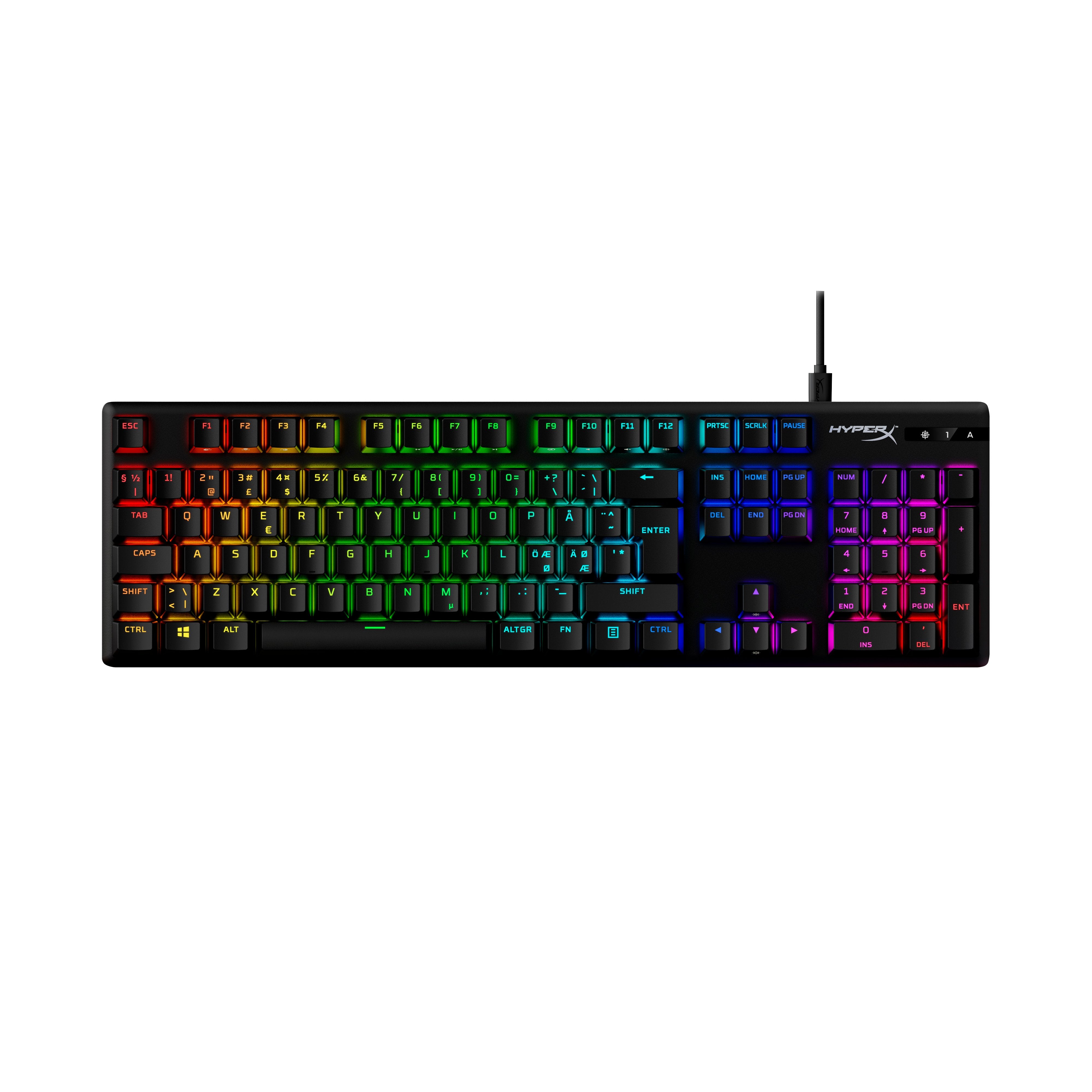 EAN 0196548062034 - HyperX Alloy Origins PBT HX Red Gaming Keyboard teclado Juego USB No Negro imagen 1