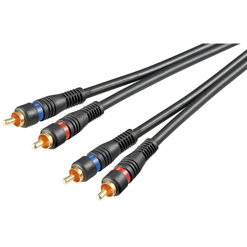 EAN 4040849607950 - Goobay 60795 cable de audio 2 m 2 x RCA Negro imagen 1