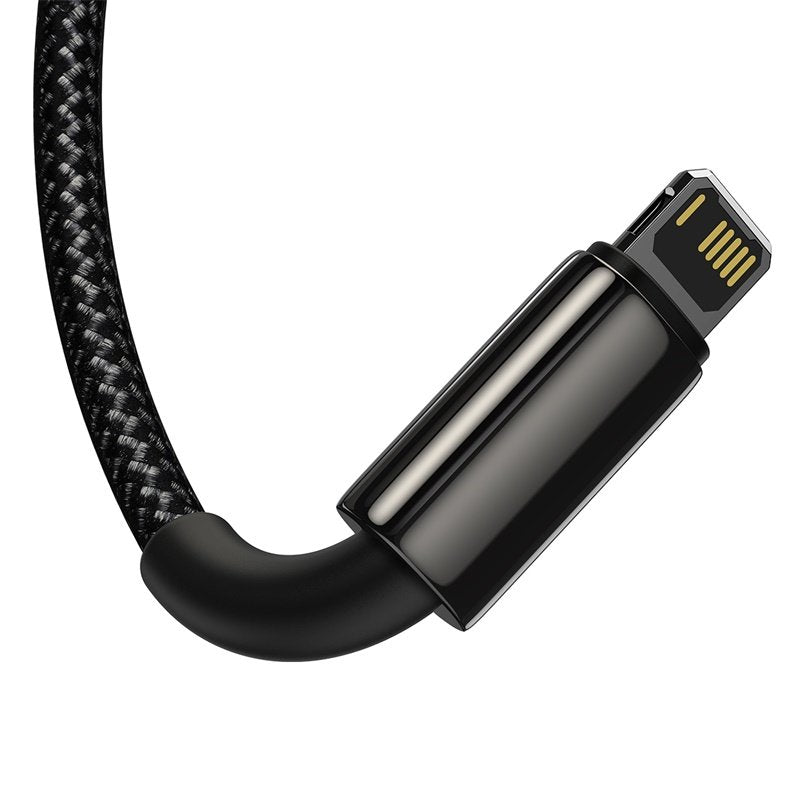 Baseus Tungsten Gold 3-In-1 Cable Usb 1,5 M Usb 2.0 Usb A Usb C.Micro Usb A/Lightning Negro