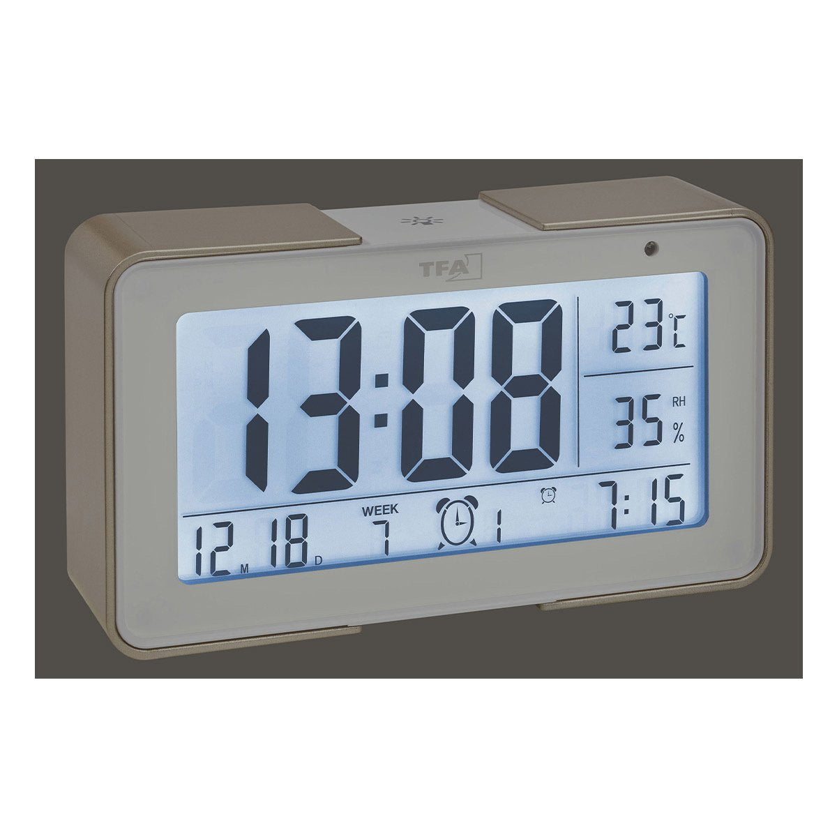 Tfa 60.2540.53 Radio Despertador Oro Blanco Alarmzeiten 3