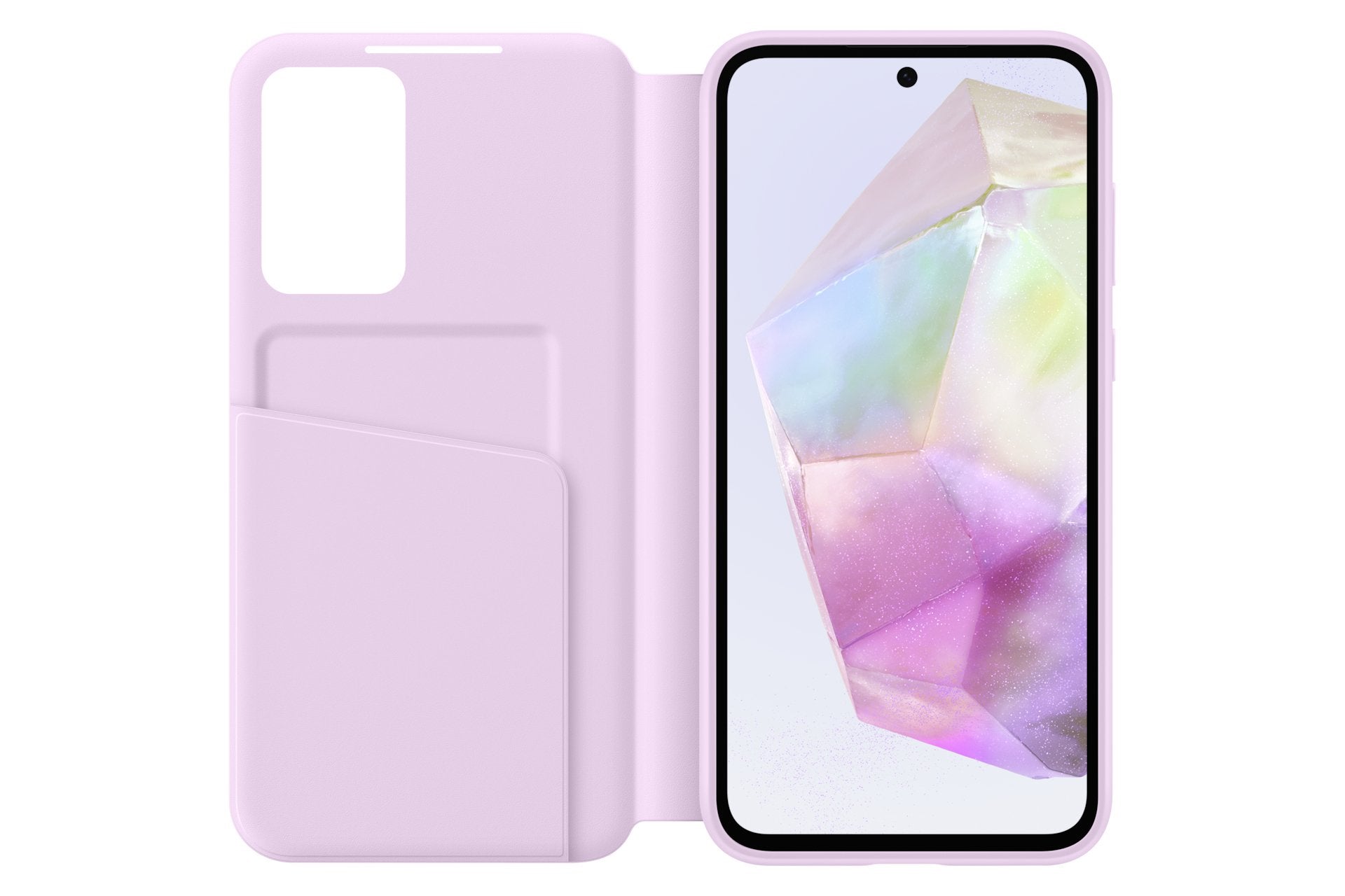 EAN 8806095546612 - Samsung EF-ZA356 funda para teléfono móvil 16,8 cm (6.6") Funda cartera Lavanda imagen 3