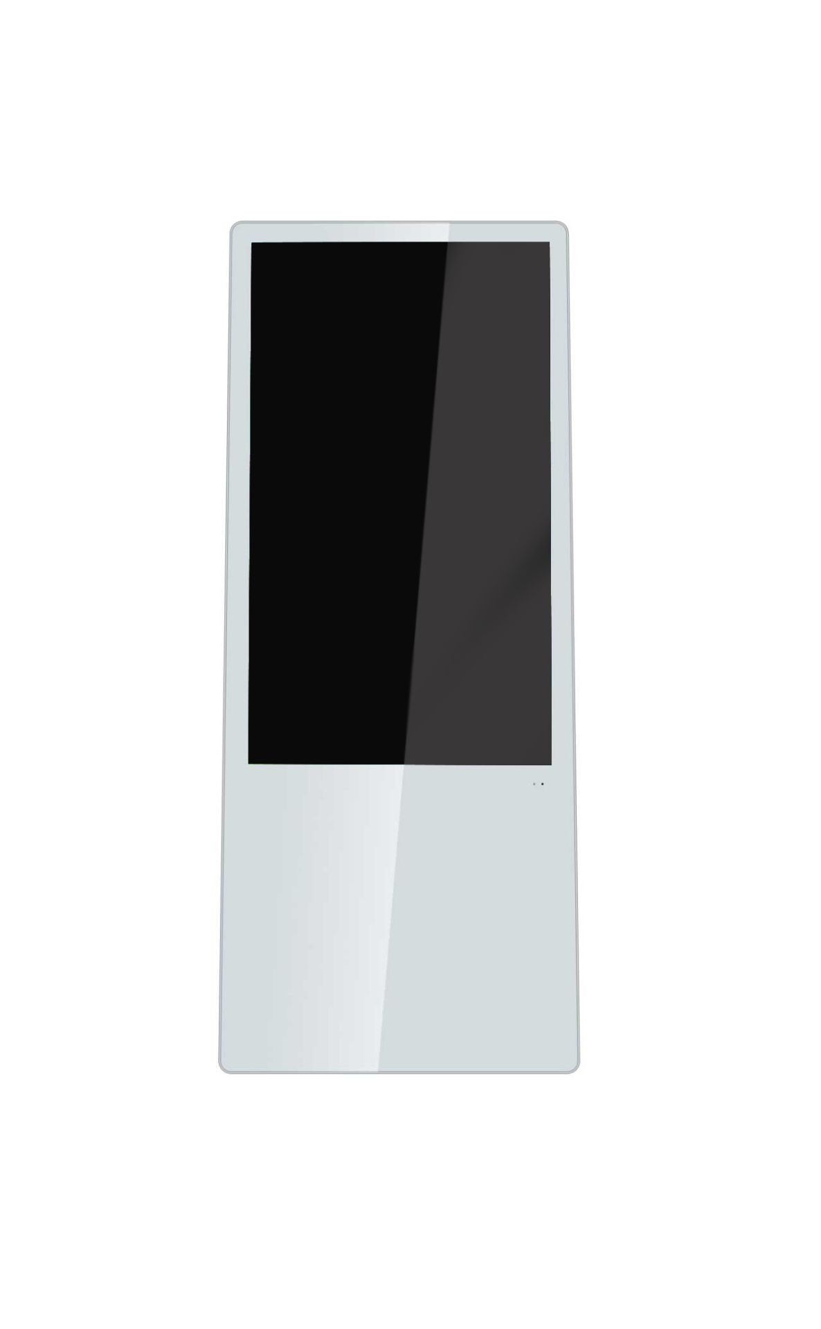 Allnet Manddisplay 43 Zoll Aufmeller Con Laufrollen, 700 Nits, Hdmi, Farbe Blanco