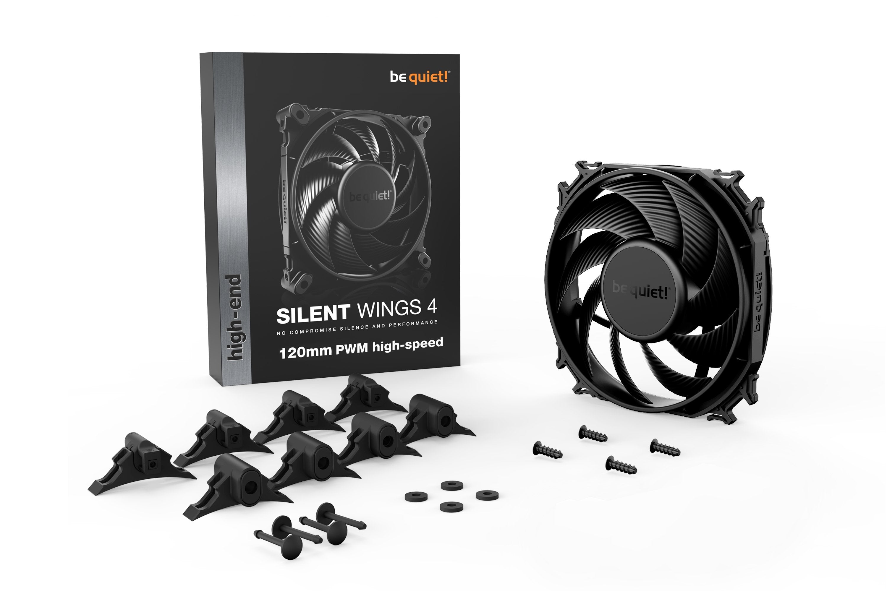 EAN 4260052188866 - be quiet! SILENT WINGS 4 | 120mm PWM high-speed Carcasa del ordenador Ventilador 12 cm Negro 1 pieza(s) imagen 4