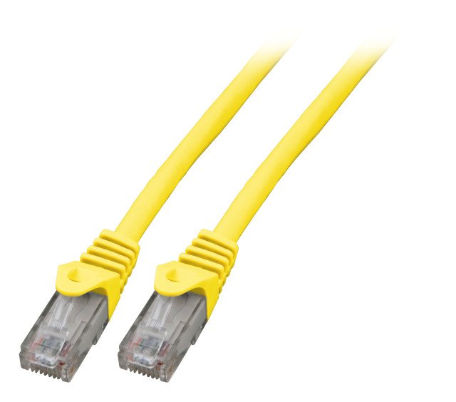 Efb Rj45 Cable De Red Cat.6 U Utp Lszh Cca Gelb 7,5m