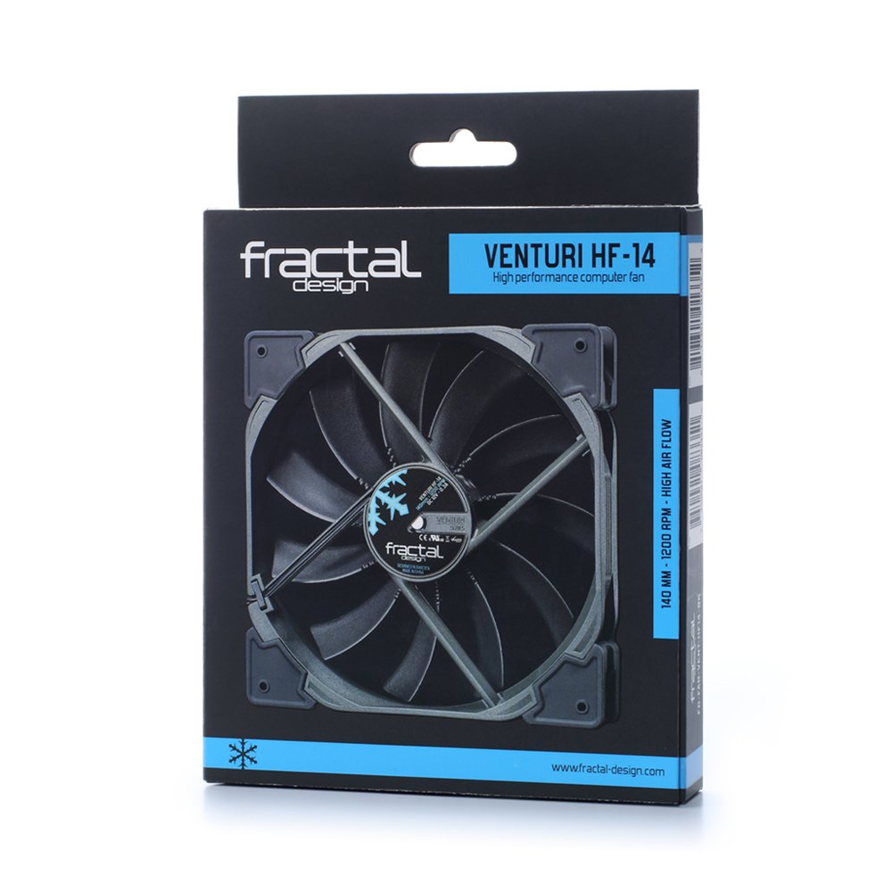 Fractal Design Venturi Hf-14 Carcasa Del Ordenador Ventilador 14 Cm Negro, Gris