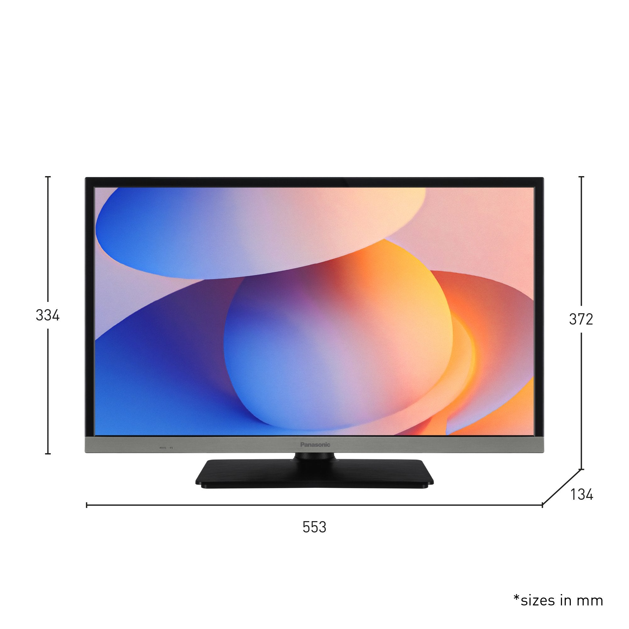 Televisor Panasonic 24"Tb-24s40aez Hd Smart Tv Wifi Negro