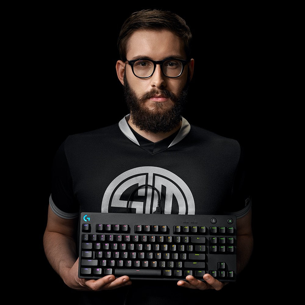 EAN 5099206086425 - Logitech G PRO teclado Juego USB QWERTY Internacional de EE.UU. Negro imagen 2