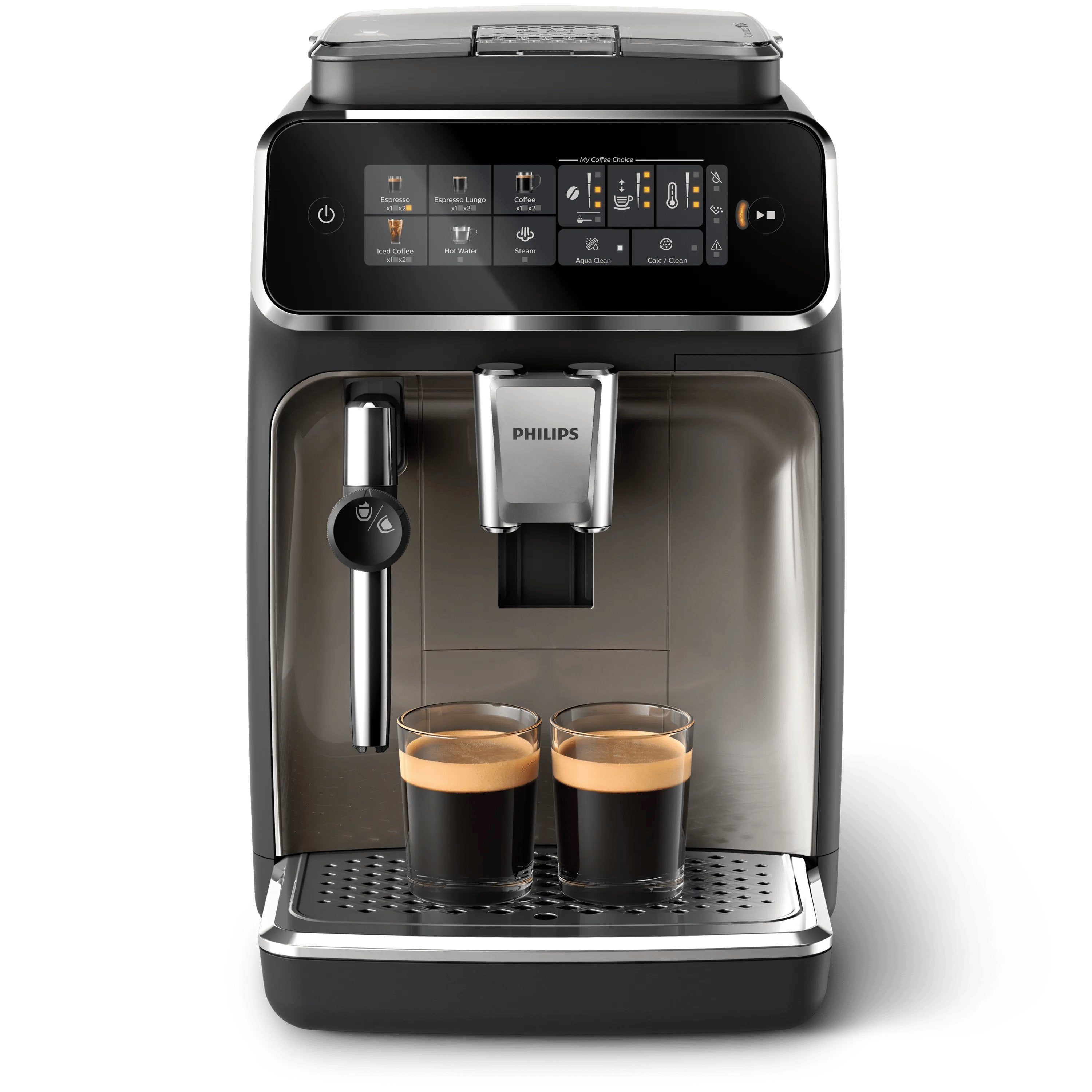 Philips Series 3300 Fully Automatic Espresso Machine Ep3326 90, Negro Chrome