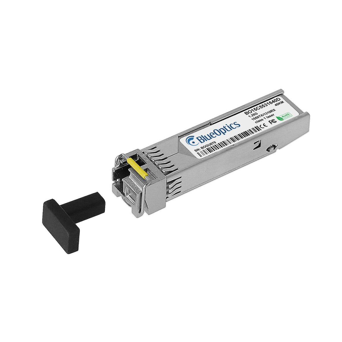 Blueoptics Mrv Sfp-Gd-Bd53 Blueoptics Bo15c5531640d Sfp Transceiver, Lc-Simplex, 1000base-Bx-D, Singlemode Fiber, Tx1550nm/Rx1310nm, 40km