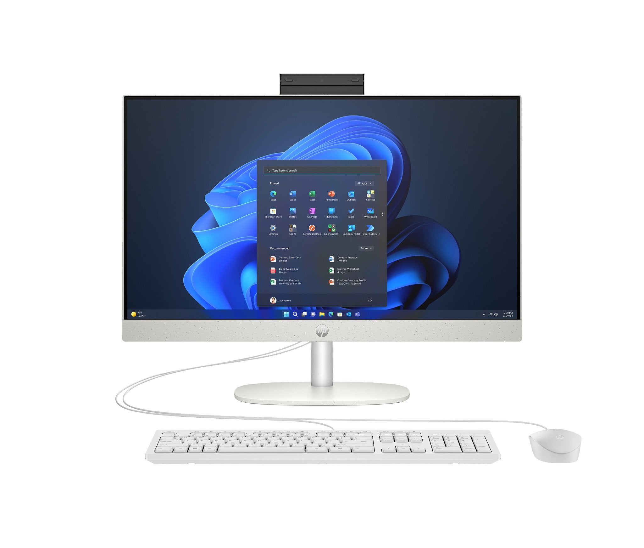 Hp Proone 240 G10 Desktop Pc Intel® Core I5 8 Gb Ddr4-Sdram 256 Gb Ssd Blanco