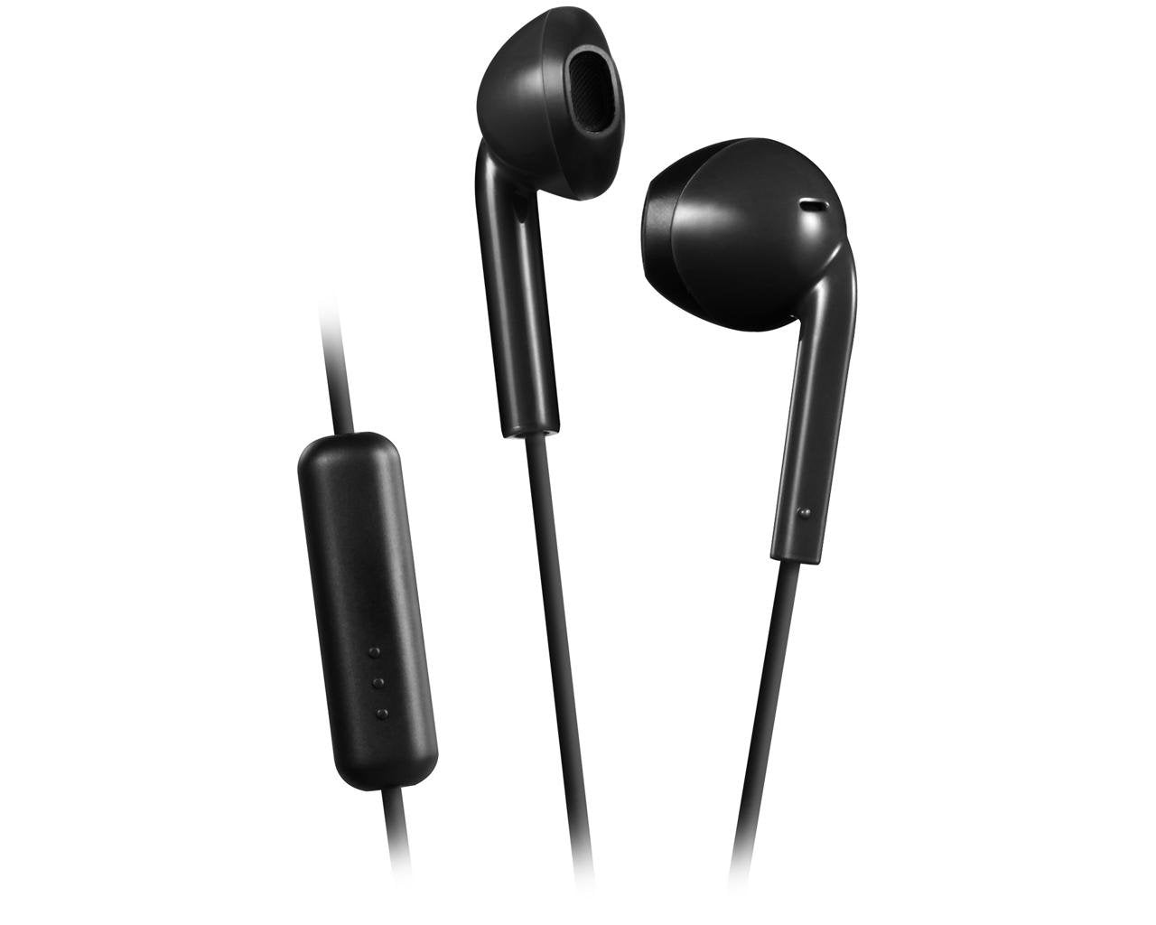 Auriculares Intrauditivos Jvc Ha-F17m Con Micrófono Jack 3.5 Negros