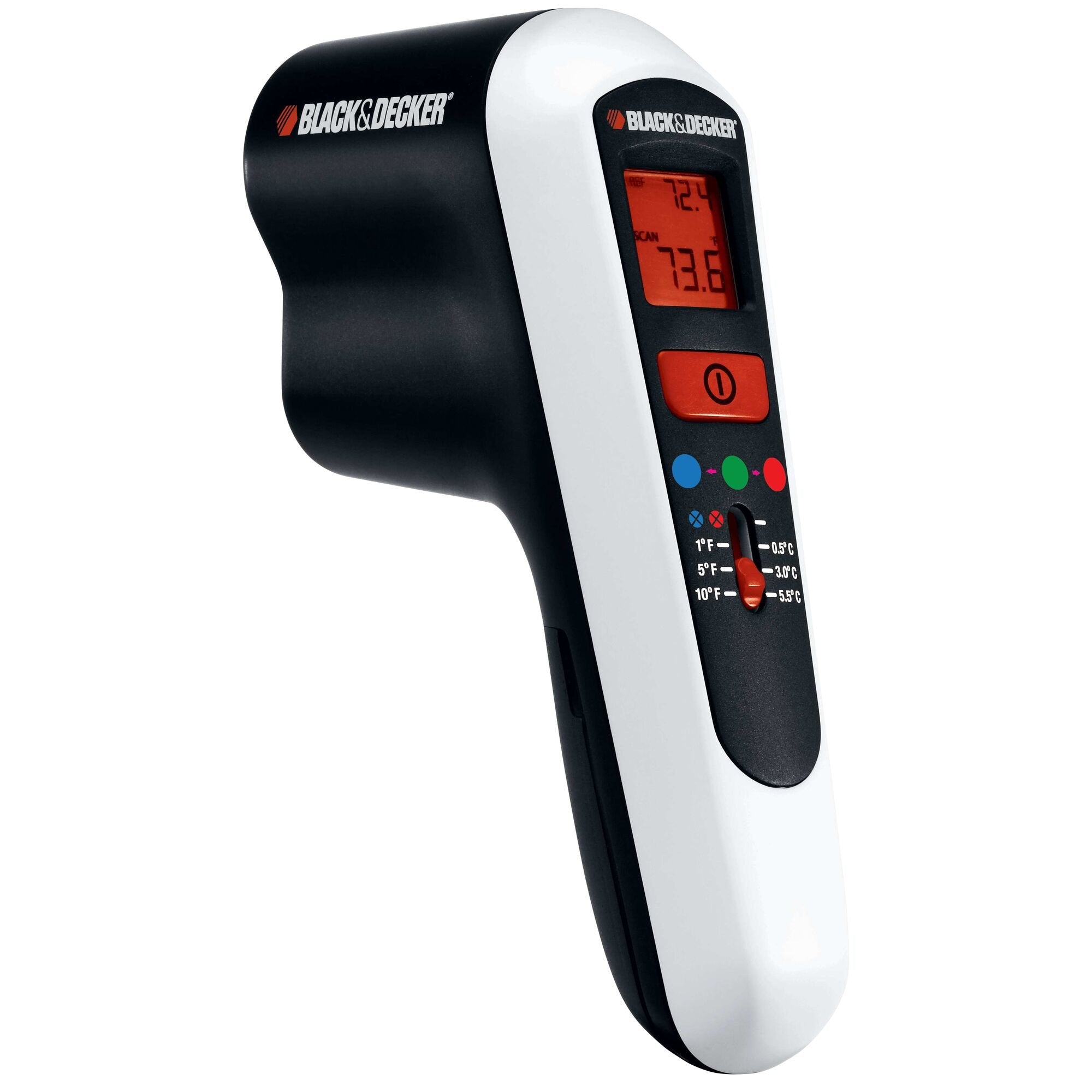 Detector De Ahorro De Energía Black+Decker Tld100, Detector Térmico (Blanco/Negro, 9 Voltios)
