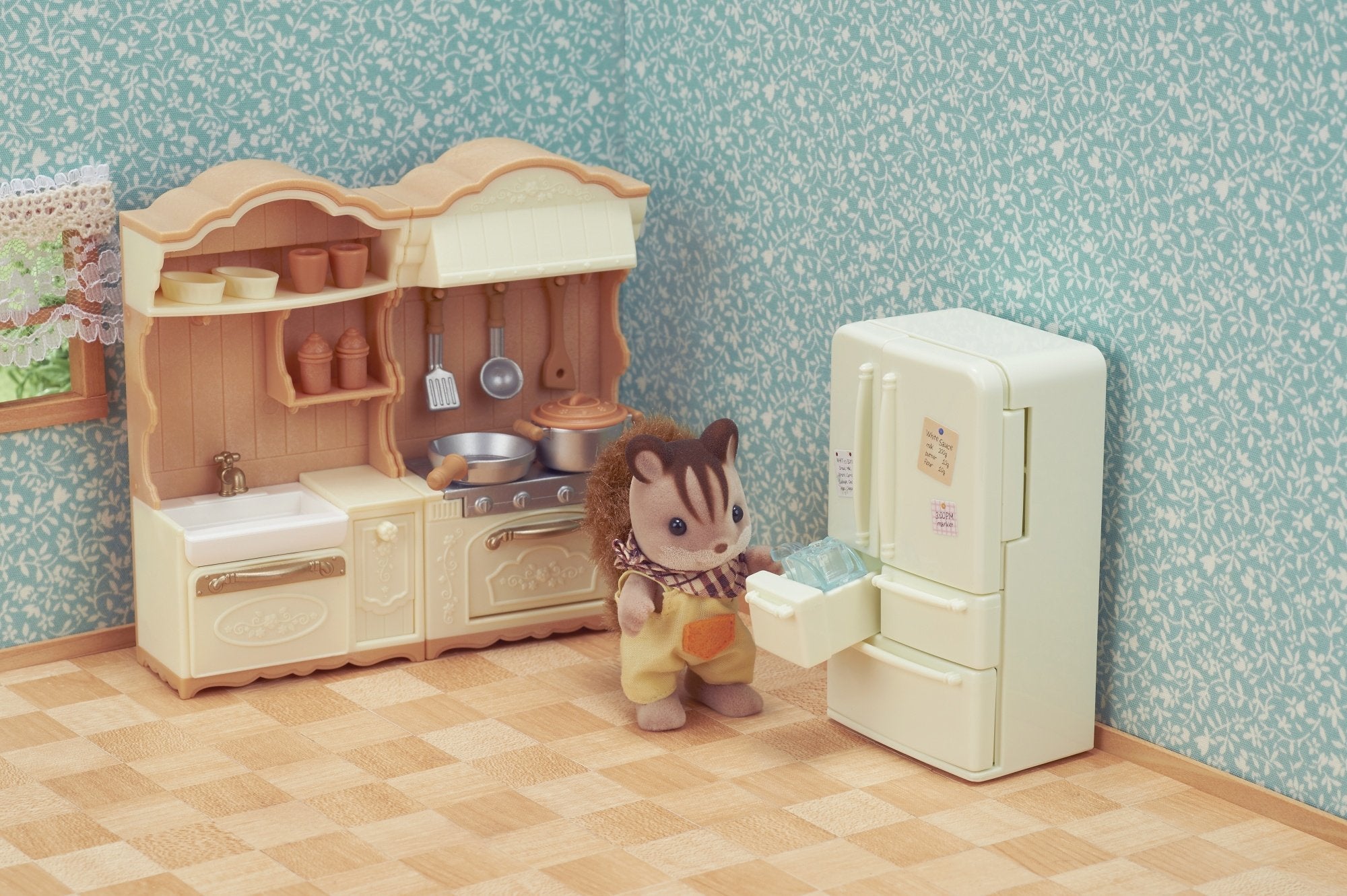 Epoch Sylvanian Families - Landhaus Cocina Con Frigorífico 5341