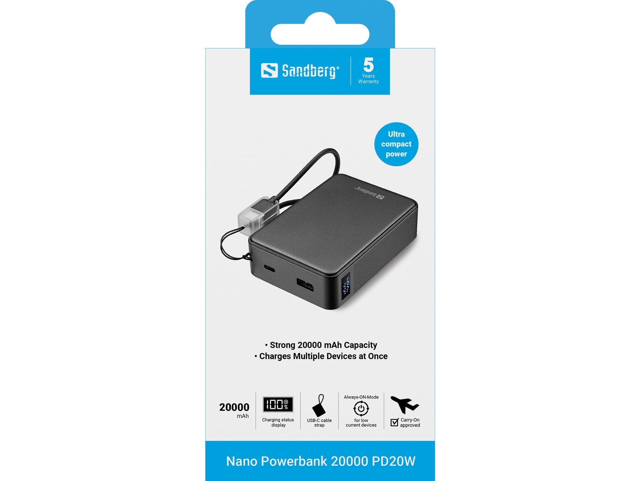 Nano Powerbank 20000 Pd20w