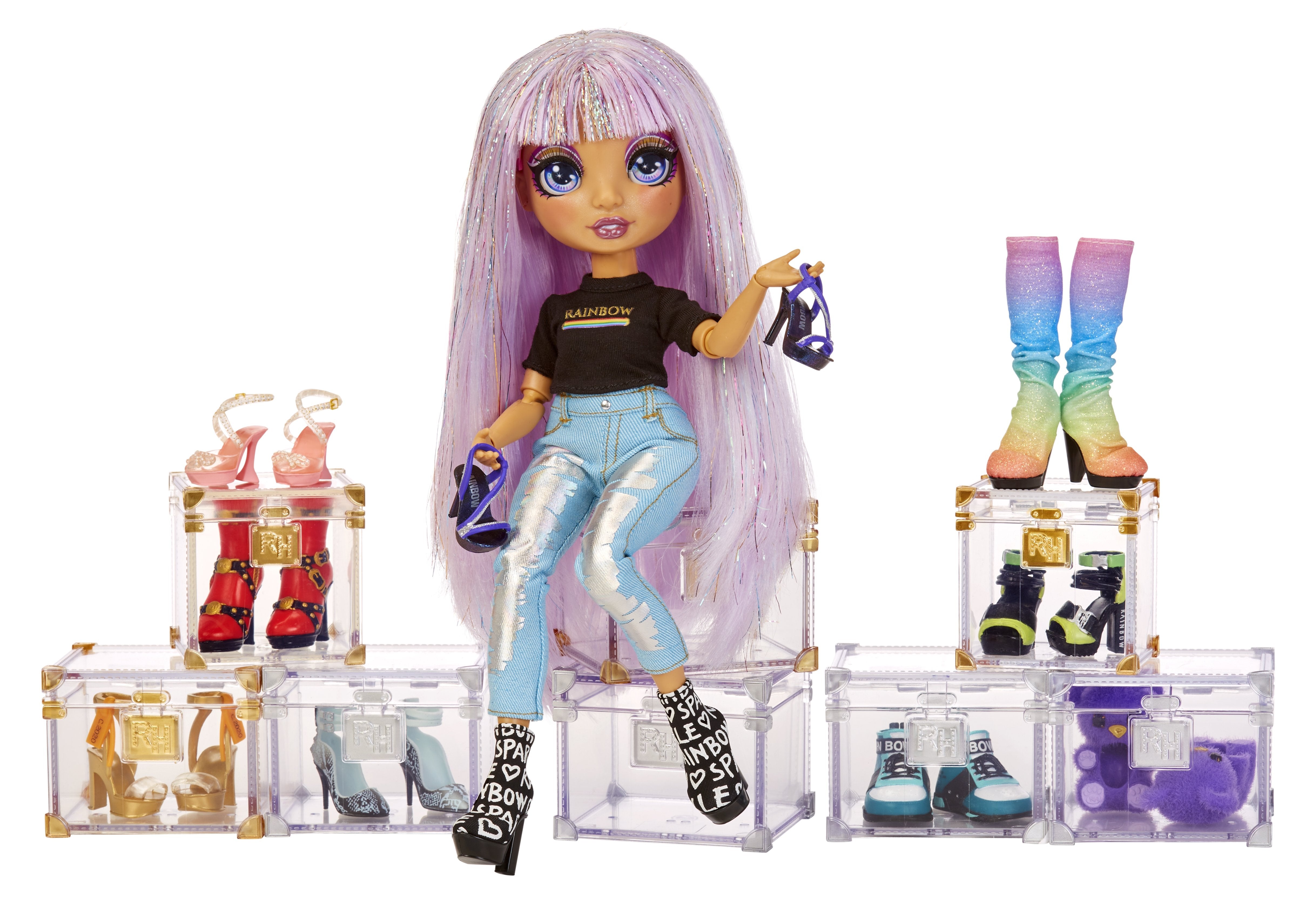 EAN 0035051586074 - Rainbow High Accessories Studio Series 1, S Assortment in PDQ Zapatos de muñeca imagen 6