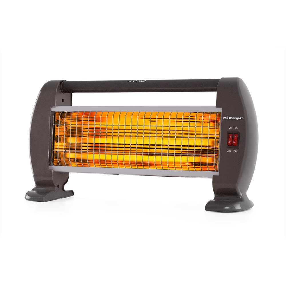 Estufa De Cuarzo Orbegozo Bp 0206 3 Niveles De Potencia 1200w