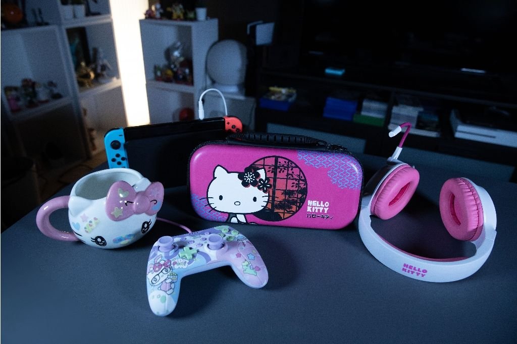 Switch Hello Kitty Bolsa Transp Konix