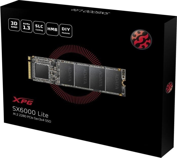 Disco Ssd Adata M.2 512gb Sx6000np Lite Nvme M.2 Pcie, 3d Tlc, 240tbw