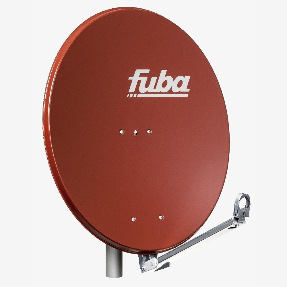 Fuba Dal 800 R Satellitenantenne Rojo84x74cm Aluminio - Sat-Antena