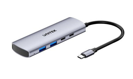 Unitek 4w1 Usb-C 10 Gbps  2x Usb-A  2x Usb-C