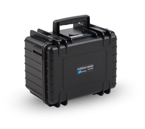 B&W Gopro Case Type 2000 B Black With Gopro 9 Inlay