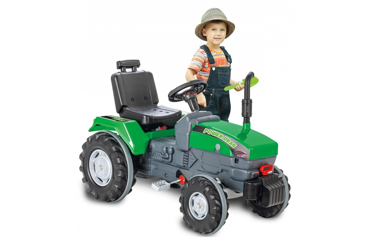 Tractor De Pedal Jamara Power Drag Verde