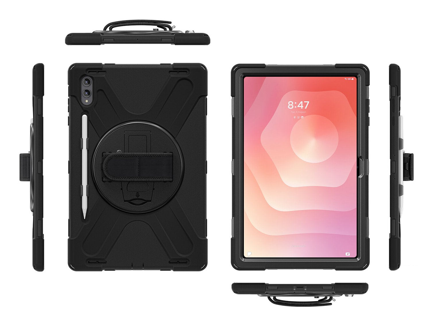 4smarts Rugged Funda Grip Para Samsung Galaxy Tab S11 Ultra