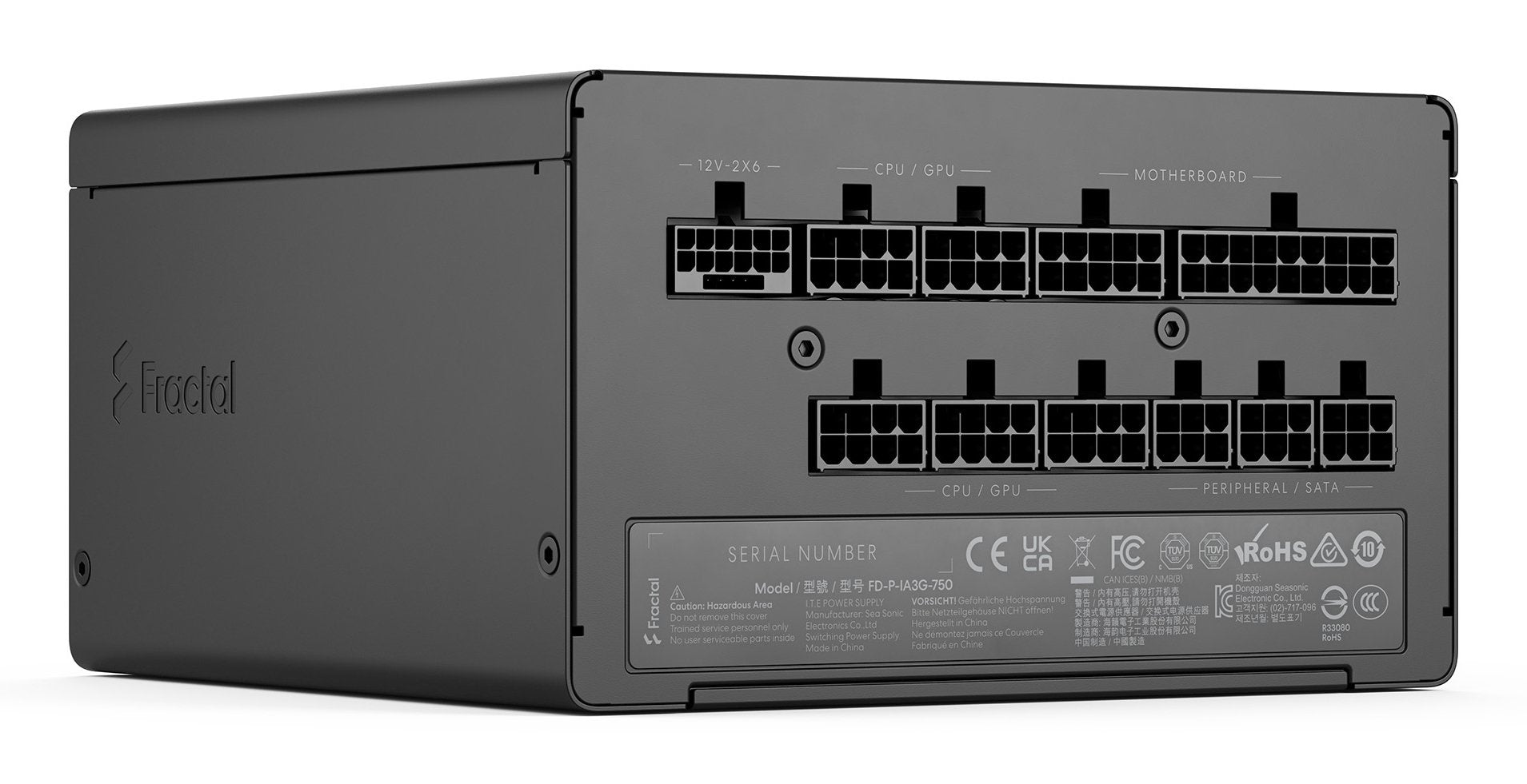 EAN 7340172710257 - Fractal Design Ion 3 Gold 750W unidad de fuente de alimentación 24-pin ATX ATX Negro imagen 10