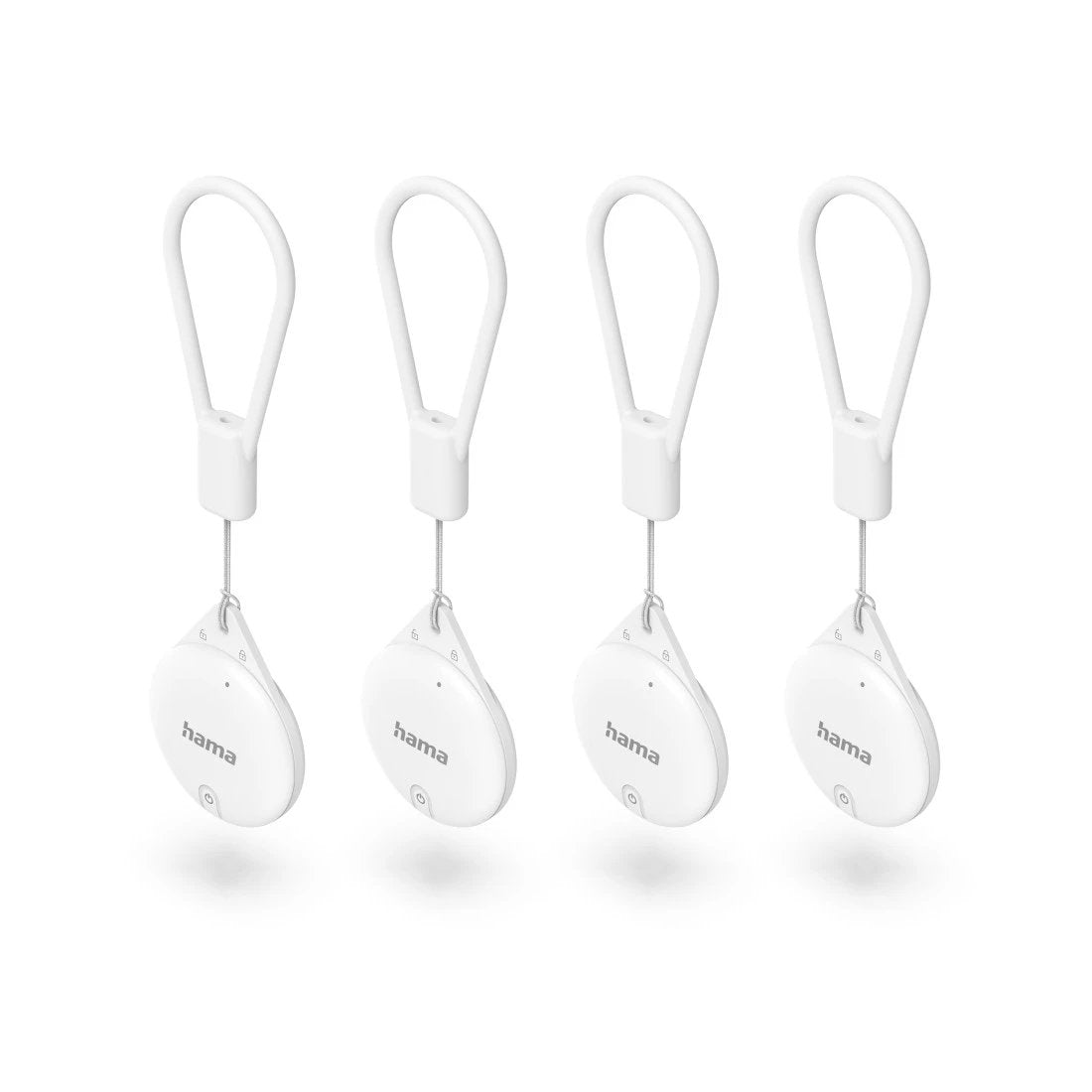 Localizadores Hama Find My Pack De 4 Antiperdida Para Apple - Bluetooth - Policarbonato Y Silicona - Autonomia Hasta