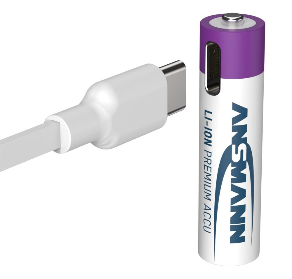 Ansmann 1311-0028 Baterías Recargables Litio Micro Aaa Tipo 500 (Min. 400 Mah) Pack  4