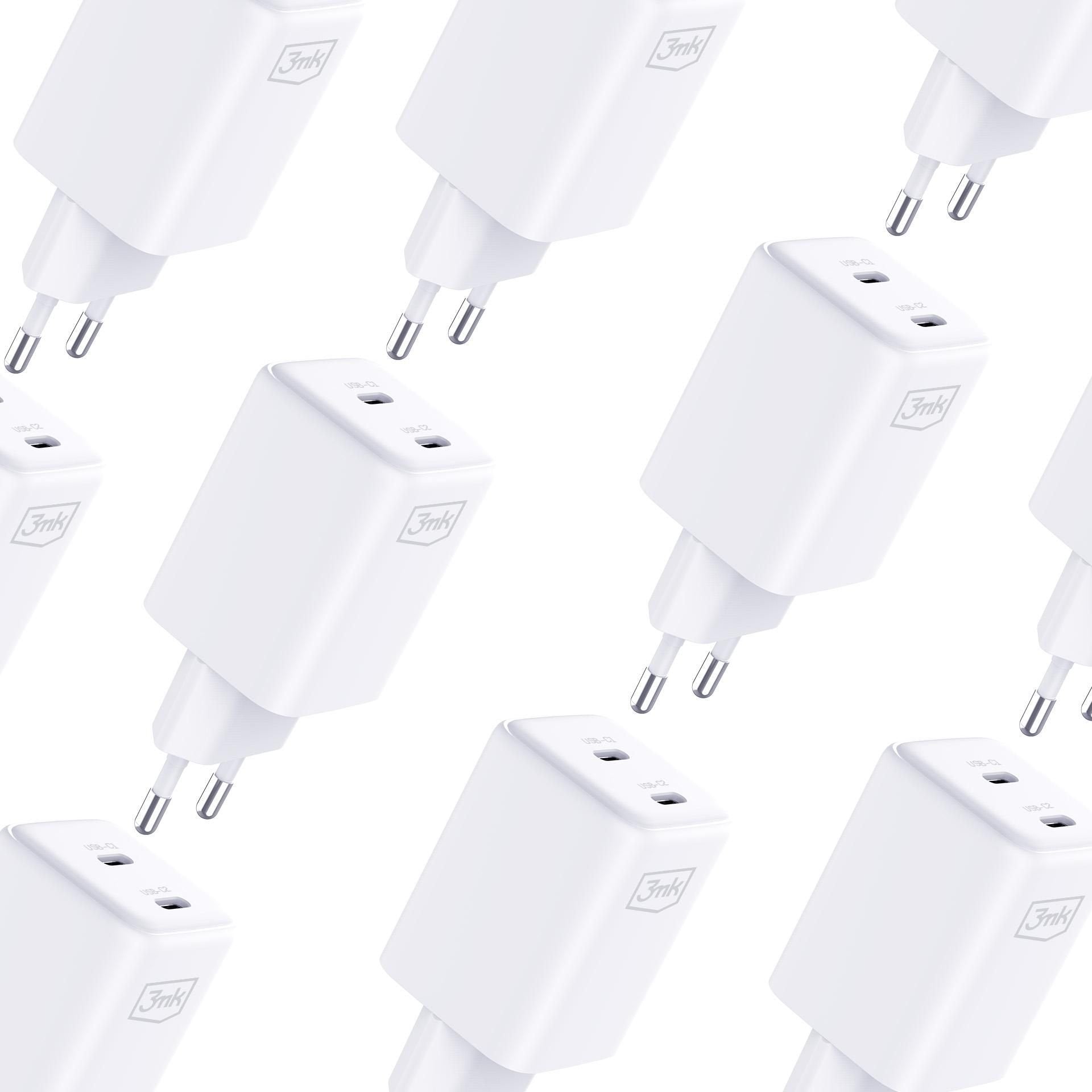 Ladowarka Sieciowa Hyper Charger Pd 45w Gan Qc4+ Pps 2c Biala