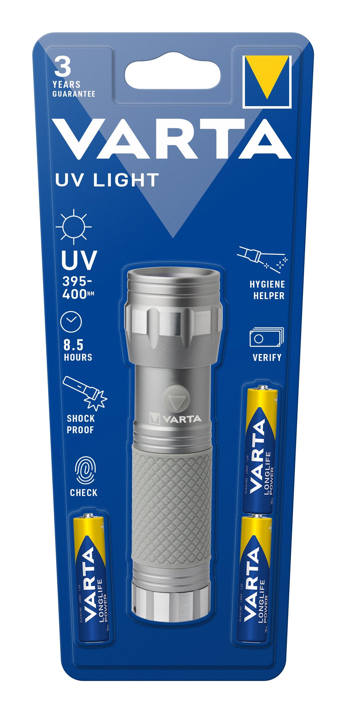 EAN 4008496036080 - Varta 15638 101 421 linterna Plata Linterna UV UV LED imagen 3