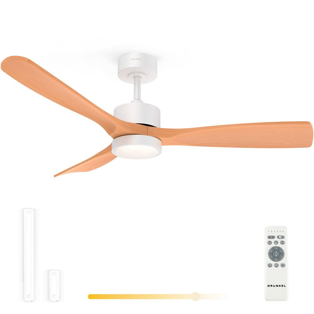 Ventilador De Techo Grunkel Skystyle52 35w 3 Aspas 132cm 6 Velocidades