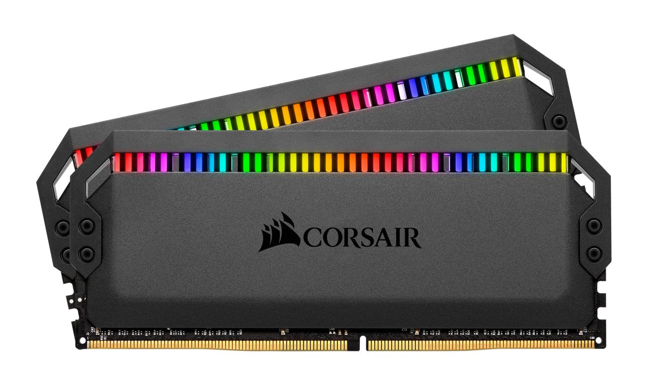 Memoria Ram Corsair Ddr4 16gb 2x8gb Pc 3200 Dominator Platinum Rgb Black Corsair Dominator Platinum Rgb, 16 Gb, 2 X 8 Gb, Ddr4, 3200 Mhz, 288-Pin Dimm