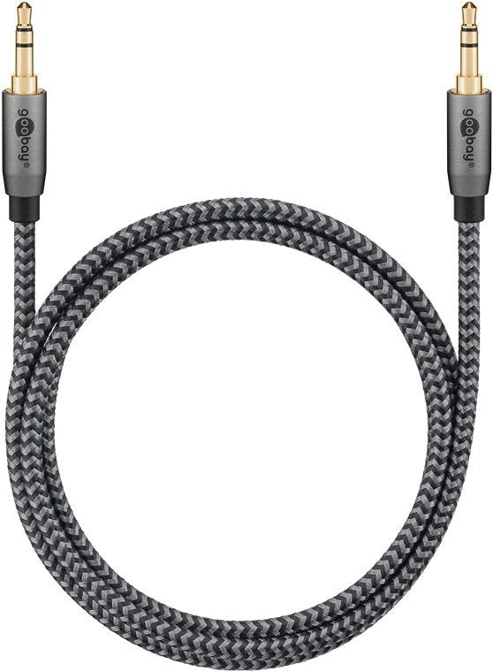 EAN 4040849652738 - Goobay 65273 cable de audio 1 m 3,5mm TRS Negro, Plata imagen 3