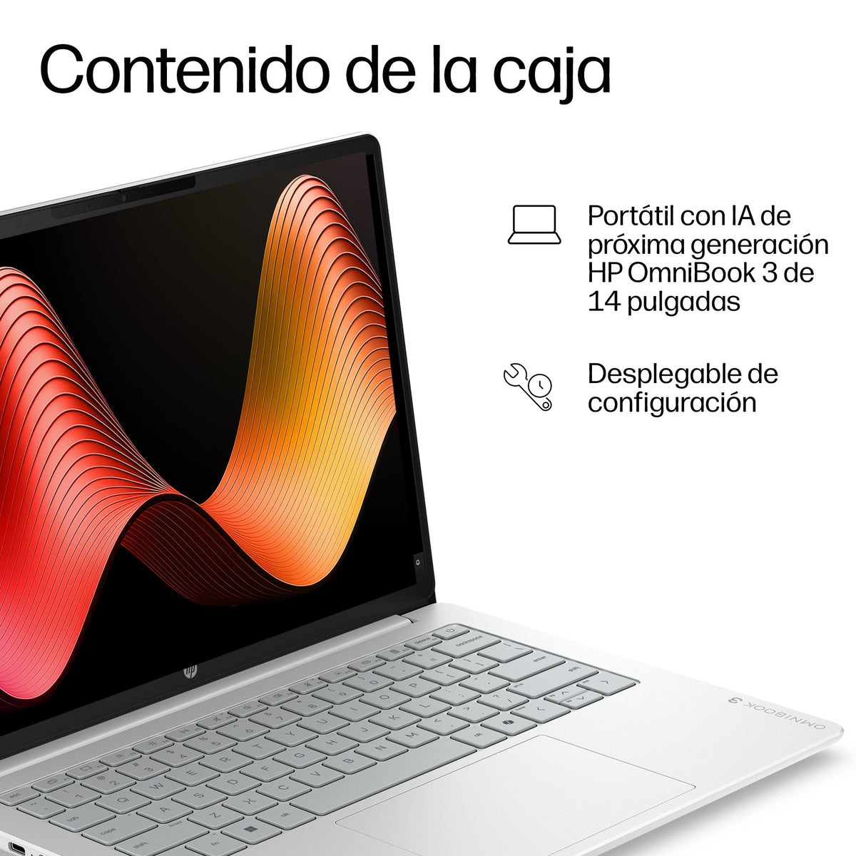 EAN 0821844595763 - HP OmniBook 3 Laptop Next Gen AI 14-hz0005nsx Copilot+ PC Snapdragon X1-26-100 Portátil 35,6 cm (14") 2K  imagen 4