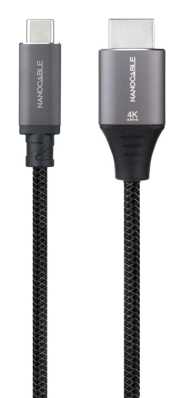 Cable Usb-C/M -Hdmi/M 2.0 4k 60hz,  Negro 1.8m