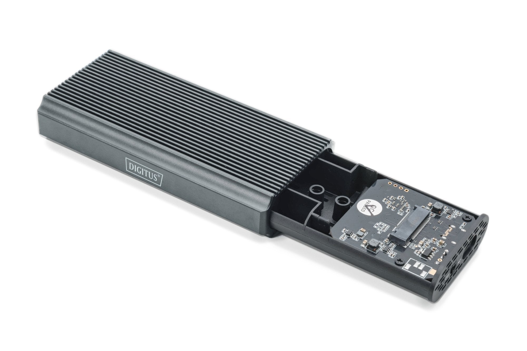Digitus Da-71158 Caja Para Disco Duro Externo Caja Externa Para Unidad De Estado Sólido (Ssd) Gris M.2