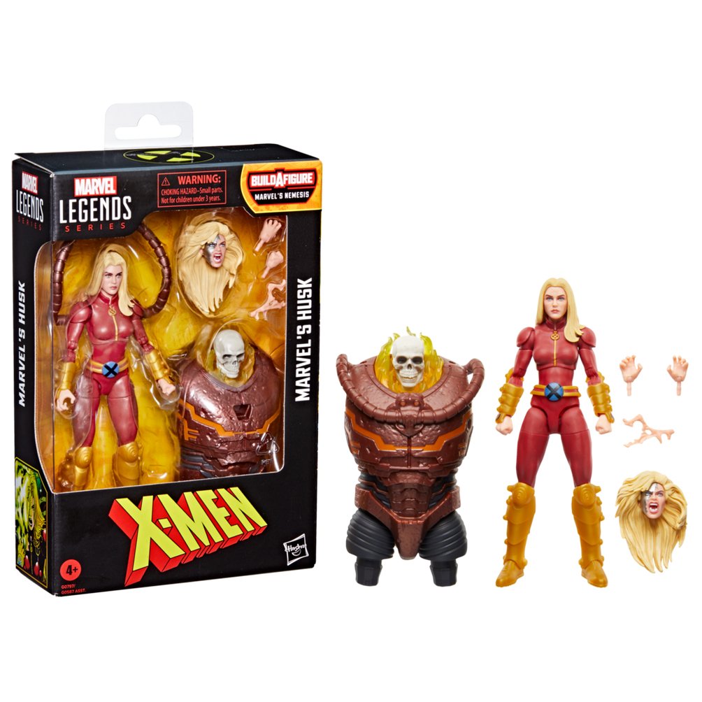 Figura Hasbro Marvel Legends Series Build A Figure Marvels Nemesis X Men Marvels Husk