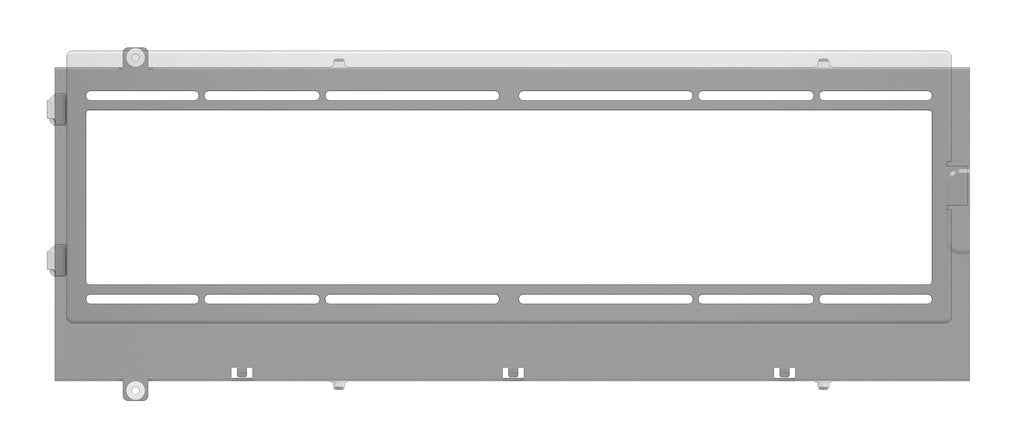 Havn Hs 420 Fan Brackets Para 360 Mm Radiatoren - Negro