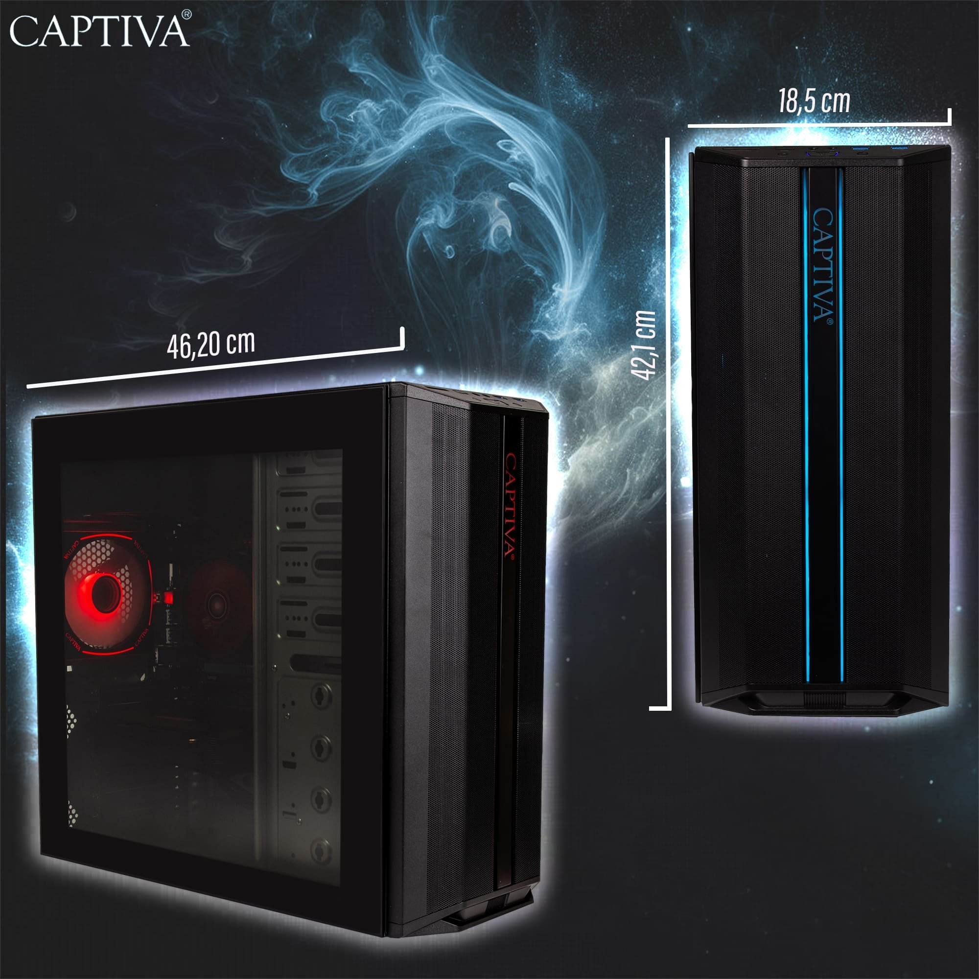 EAN 4046373927076 - CAPTIVA 92707 PCs/estación de trabajo AMD Ryzen™ 5 5500 16 GB DDR4-SDRAM 500 GB SSD NVIDIA GeForce RTX 50 imagen 5