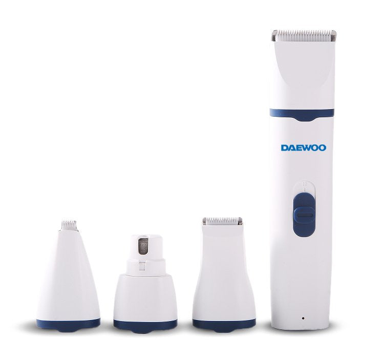 Cortapelo Electrico 4 En 1 Daewoo D-T65 4 Cabezales Para Cuidar Pelaje Y UãAs Inalambrico
