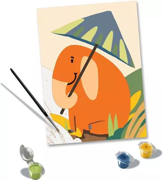 Ravensburger Creart - Hola Elefante, Pintura 23902
