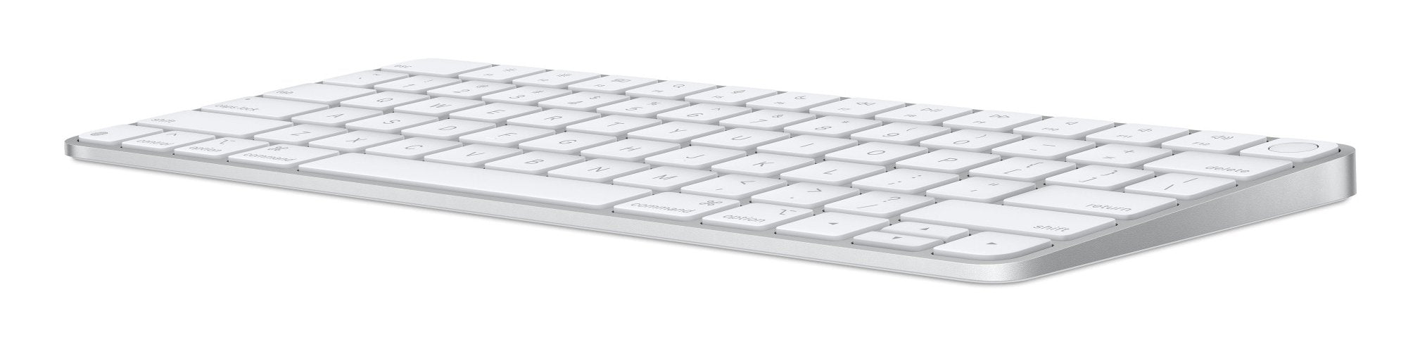 Apple Magic Keyboard Con Touch Id, Teclado Plateado/Blanco, Disposición Hu, Para Modelos Mac Con Chip Apple Mxck3mg/A
