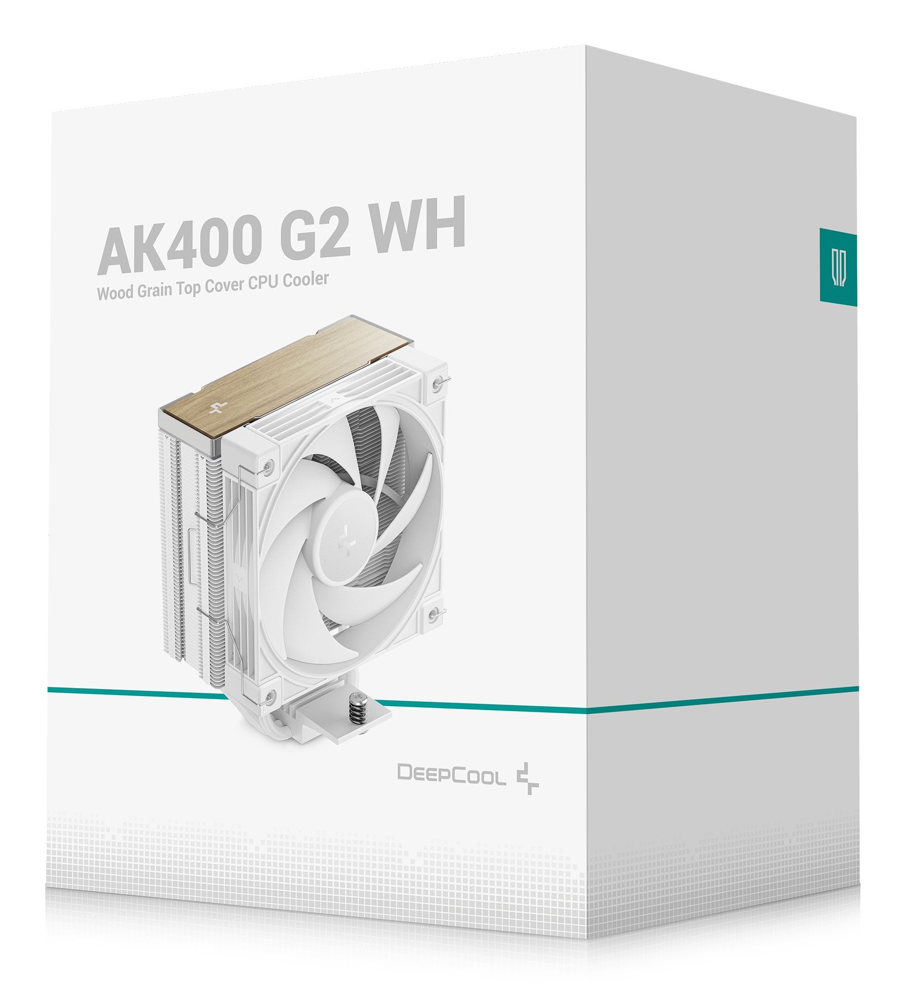 Refrigeración Cpu Deepcool Ak400 G2 Wh Blanco/Madera, 120 Mm R-Ak400g2-Whnnmn-Gjd