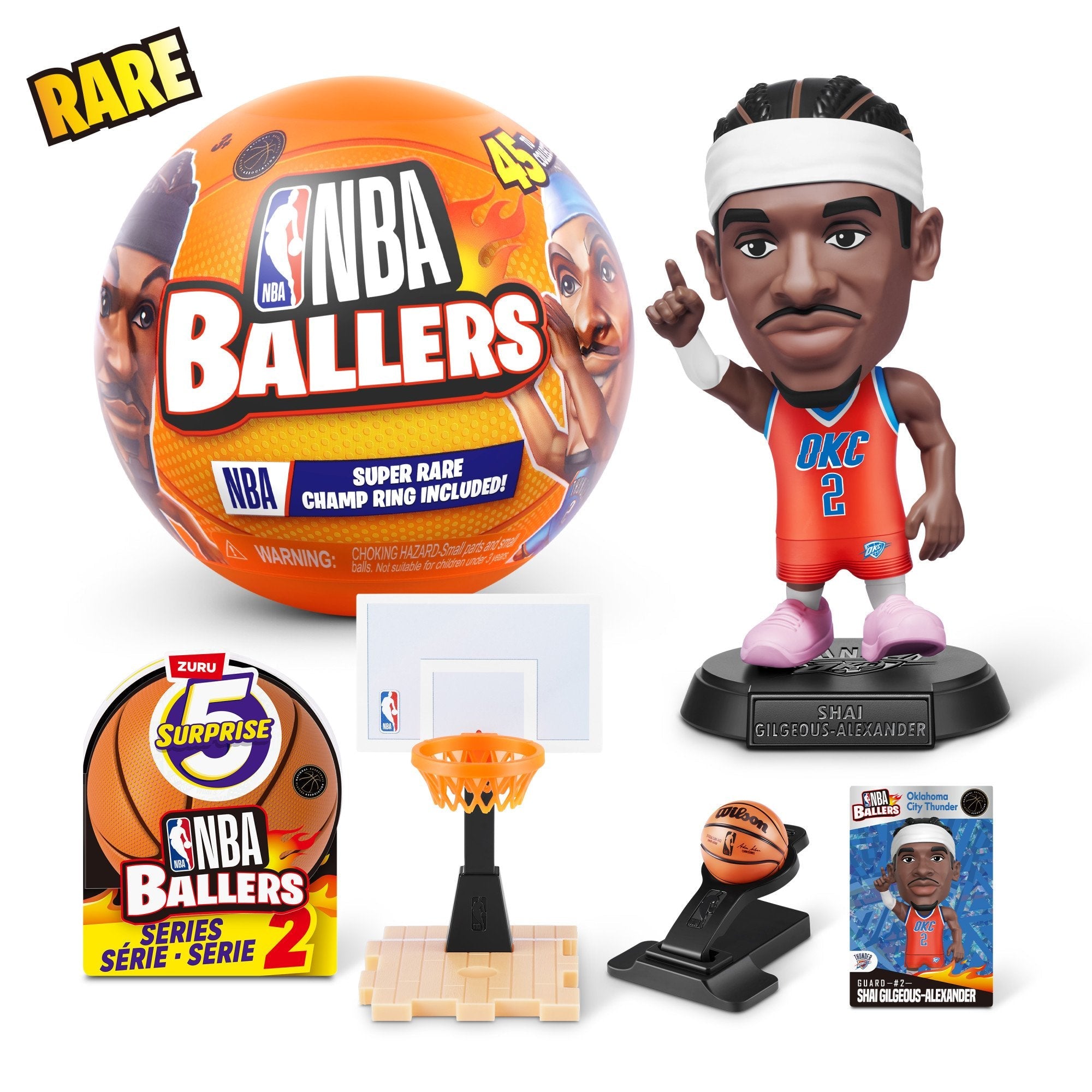 Zuru 5 Surprise - Nba Ballers Series 2, Artículo Ordenado De Personajes, Una Figura 77678gq1