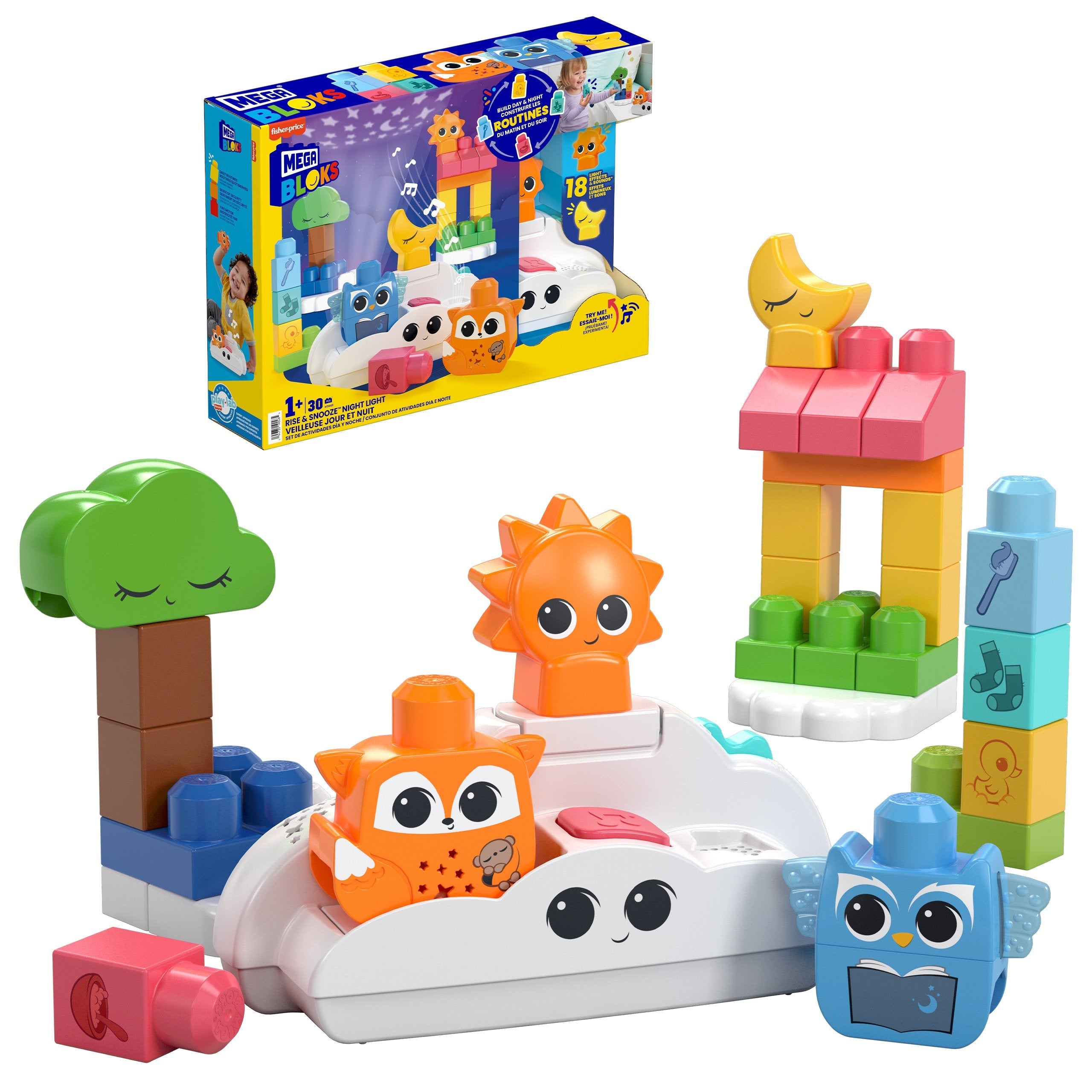 Fisher-Price Mega Bloks Slumber Forest Luz Nocturna  Hth43