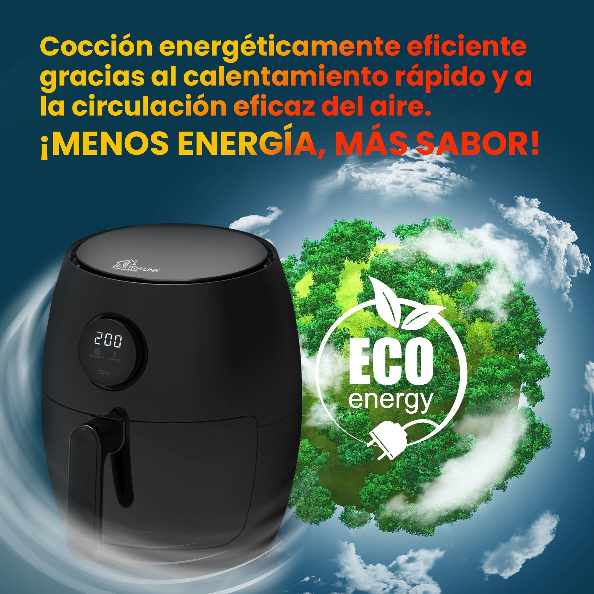 Extralink Smart Life Air Fryer 2l Eu Sj-200