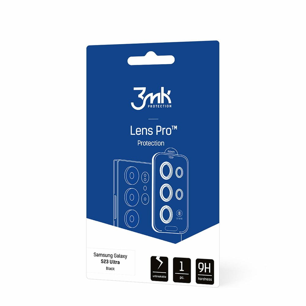 3mk Lens Protection Pro Negro For Samsung Galaxy S23 Ultra